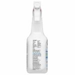 Clorox Healthcare Fuzion cleaner disinfectant label detail