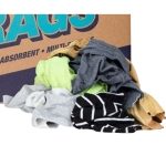 Close-Up Colored Cotton Fleece Rags