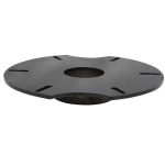 Angled view Diamond Holder Plate for 17-inch machine round mounting plate design