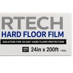 Close-up view Dragon Skin Armortech Blue Hard Floor Film showing protective film texture and adhesive surface