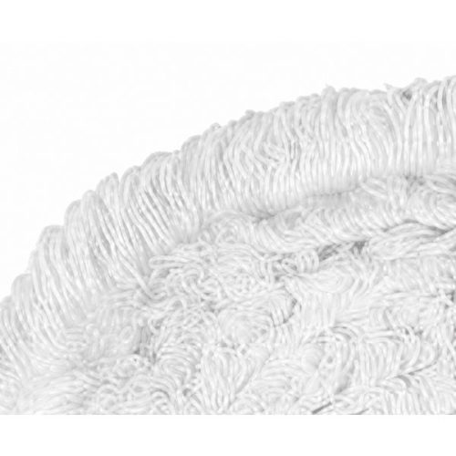 Close-up showing Empire Carpet Spin Bonnet fabric texture and circular construction