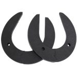 Top view Hawk Horseshoe 25 lb Weight for 17-inch Brute Floor Machine