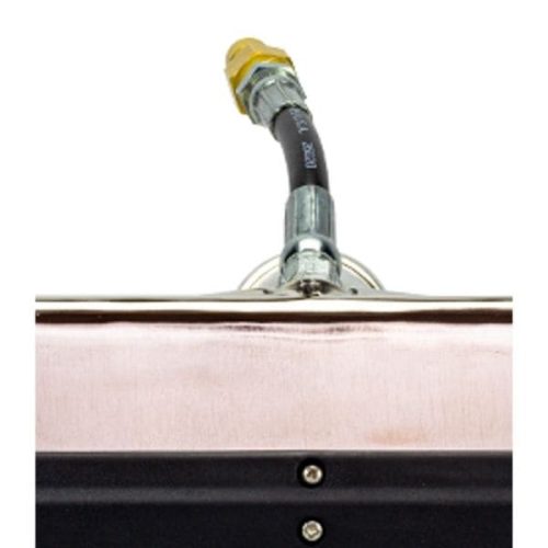 Close-up view showing Hydro-Force Gekko Squeegee Head cleaning edge and spray detail