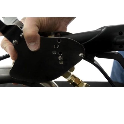 Close-up view showing Hydro-Force Gekko Wand cleaning head and glide detail