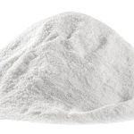 Close-up view IBIX Abrasive Blasting Media Sodium Bicarbonate granules