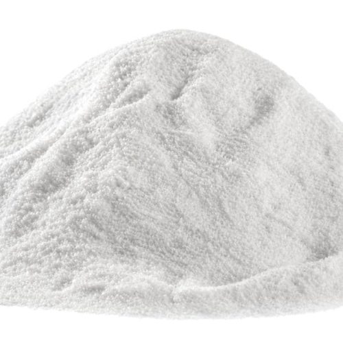 Close-up view IBIX Abrasive Blasting Media Sodium Bicarbonate granules