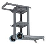 Bottom View Janitor Cart 25gal Heavy Duty Zippered Vinyl