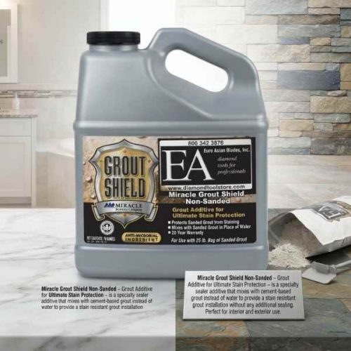 Miracle Sealants Grout Shield for Non-Sanded Grout 48 oz applied to grout joints