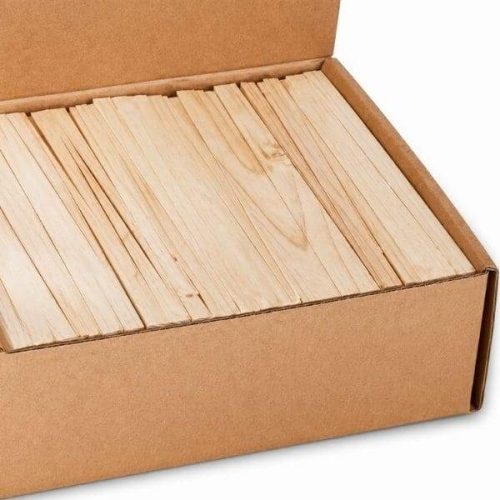 Close-up showing Box Nelson Wood 8" Pine Shims - 120/box