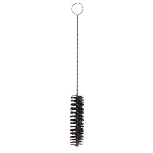 Front view Nylon Tube/Spout Brush nylon bristles and twisted wire handle