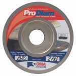 Front view showing OMA Demi Bullnose B20 Prodiam Cont Metal Pos 2 prile and cutting edge