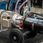OMA hydraulic pump close-up