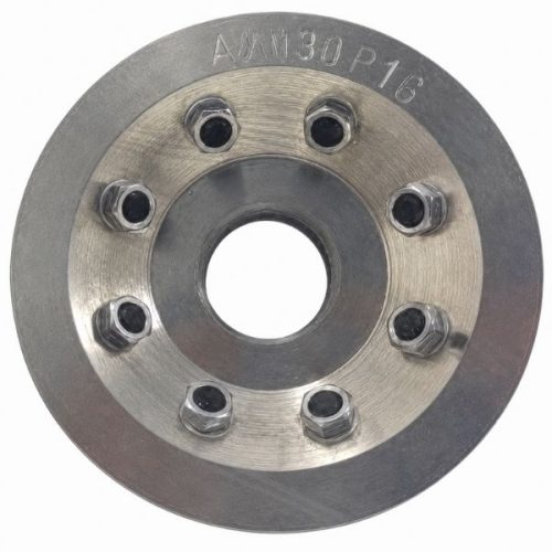 Front view showing OMA Radius A30 Sint Segmented Pos 1 prile and segmented edge