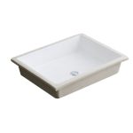 Angle View PL-1647 ADA Porcelain Undermount Bathroom Sink