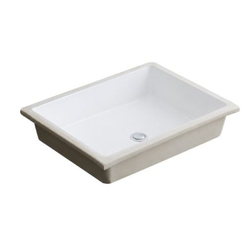 Angle View PL-1647 ADA Porcelain Undermount Bathroom Sink