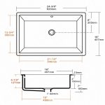 PL-1647 ADA Porcelain Undermount Bathroom Sink dimensions diagram
