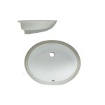 Gallery 1 PL-3608 ADA Porcelain Undermount Bathroom Sink