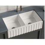 PL-FC3318DB Fireclay Reversible Farmhouse Kitchen Sink application view