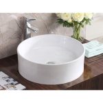 PL-3079 White Porcelain Vessel Bathroom Sink application view