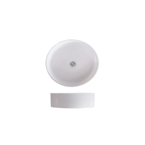 Gallery 2 PL-3079 White Porcelain Vessel Bathroom Sink