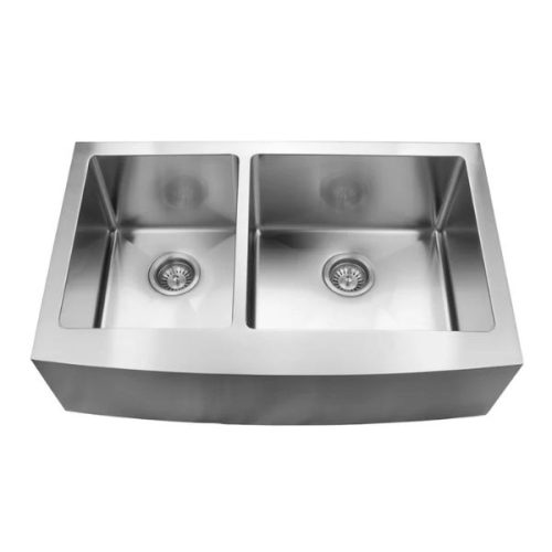 Additional gallery view PL-HA139 R15 Stainless Steel Farmhouse Kitchen Sink