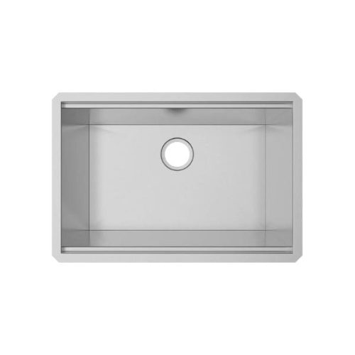 Gallery view 28″ Workstation Ledge Stainless Steel Sink with workstation sink layout and stainless steel finish