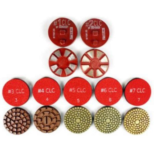 STI CLC dry and wet diamond polishing system for Prep-Master concrete floor grinders