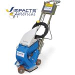 STI 8-inch concrete floor shot blaster for surface preparation and coating removal