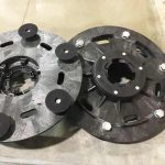 STI diamond disc driver for surface preparation grinding and polishing
