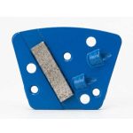 STI directional double PCD prep tool for coating removal on concrete