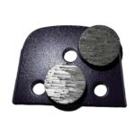 STI double round metal-bond diamond grinding tool for concrete preparation