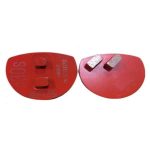 STI dual segment red traps for concrete grinding and surface preparation