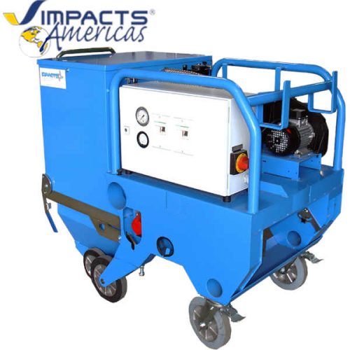 STI Impacts 3324 industrial dust collector for concrete grinding and surface preparation