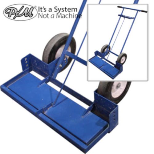 STI 24-inch magnetic sweeper for steel shot cleanup on floors
