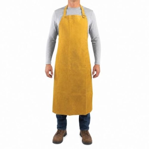 Stone Yellow Economic Apron in use during fabrication work
