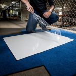 Surface Shields Framed Tacky Mats positioned at an entrance for dirt control application