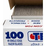 Close-up showing Tenax Razor Blades and blade edges