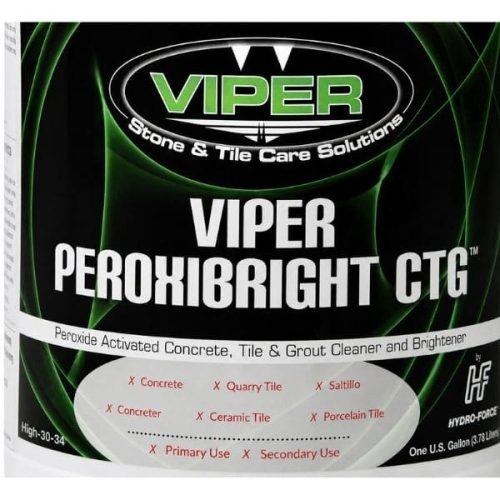 Close-up view showing Viper PeroxiBright label and container detail