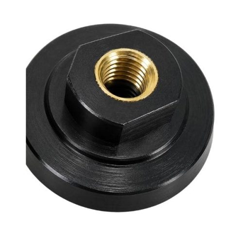 Close-up Weha 3.5″ Back Up Pad for Weha Turbo Polishing Pads with pad face and center thread