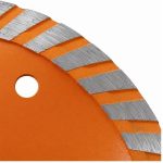 Close-up Weha 5″x 3⁄16″ Turbo Rodding Blade with diamond cutting edge and center arbor