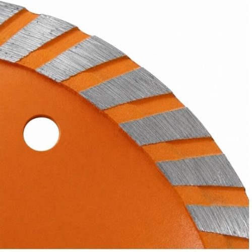 Close-up Weha 5″x 3⁄16″ Turbo Rodding Blade with diamond cutting edge and center arbor