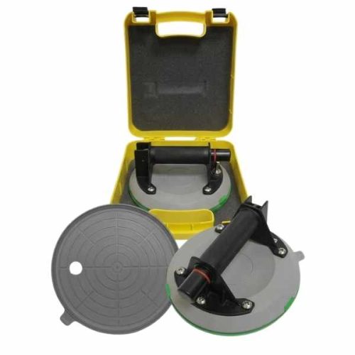 Weha 8 inch grey rubber vacuum suction cup detail view