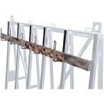 Weha Backsplash Attachment Set mounted on a transport cart for backsplash storage