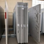 Weha Buffalo Slack Rack 60″ Tall Poles application setup for slab storage