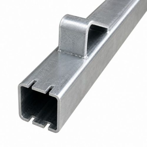 Close-up Weha Buffalo Slack Rack 60″ Tall Poles pole connection area