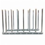 Front view Weha Buffalo Slack Rack 72″ Tall Poles