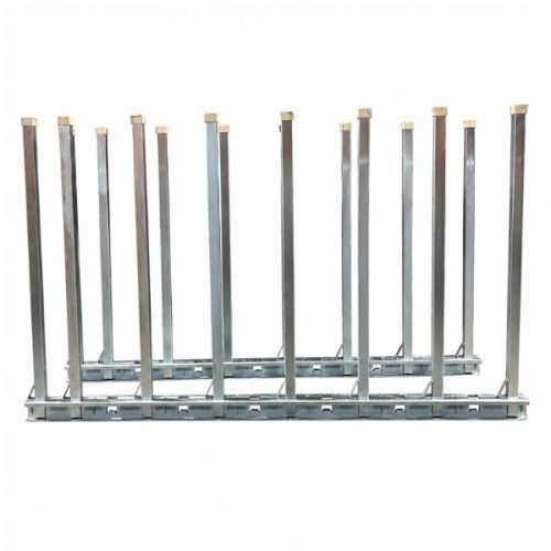 Front view Weha Buffalo Slack Rack 72″ Tall Poles
