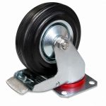 Side view Weha Caster Brake for Worktable