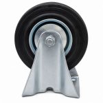 Close-up Weha Caster out Brake for Worktable wheel and mounting section