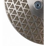 Close-up Weha Duo Diamond Blade with diamond rim and center adapter
